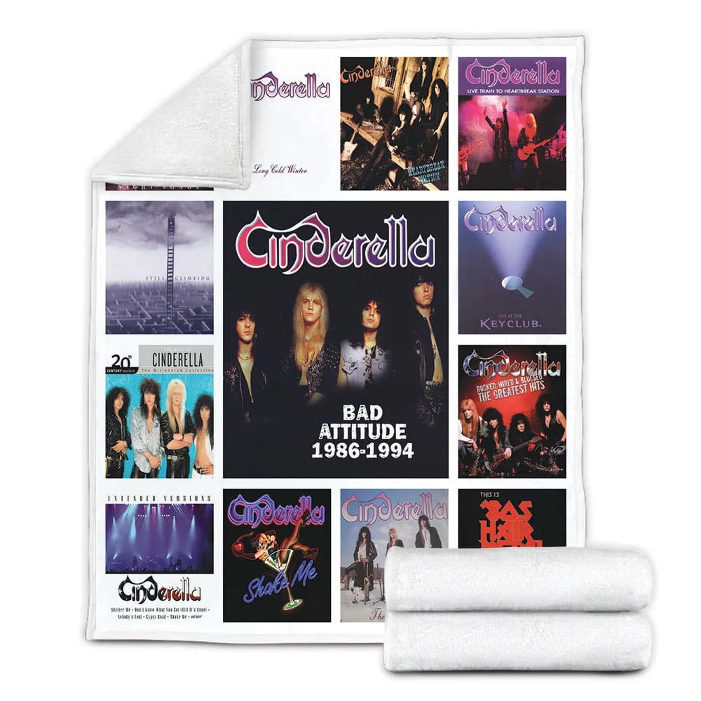 Cinderella Album Co Fleece Blanket Gift For Wifeband