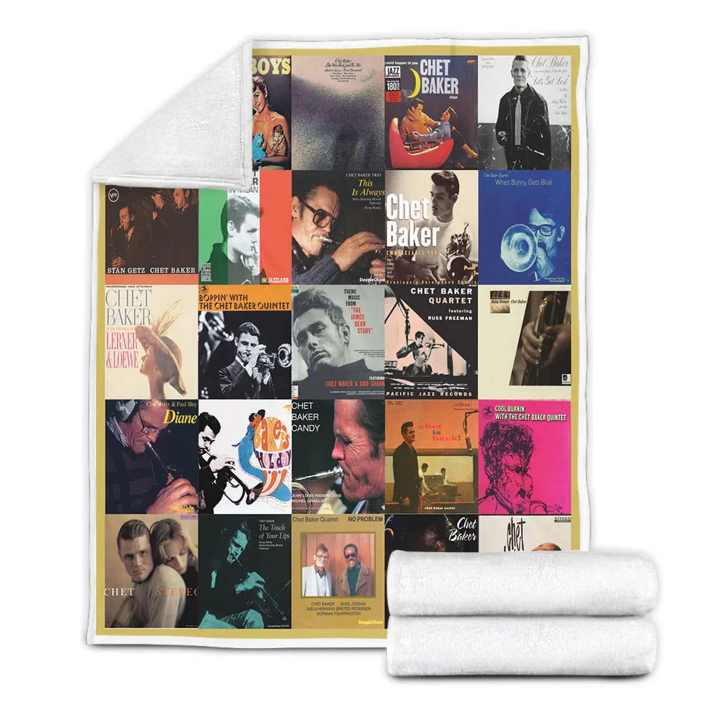 Chet Baker Al Fleece Blankherpa Blanket