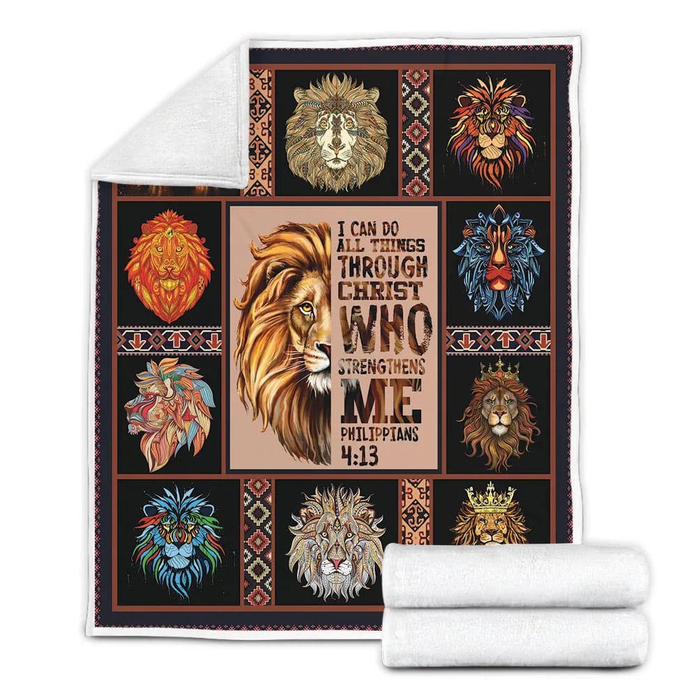 C Lion Fleece Blankherpa Blanket