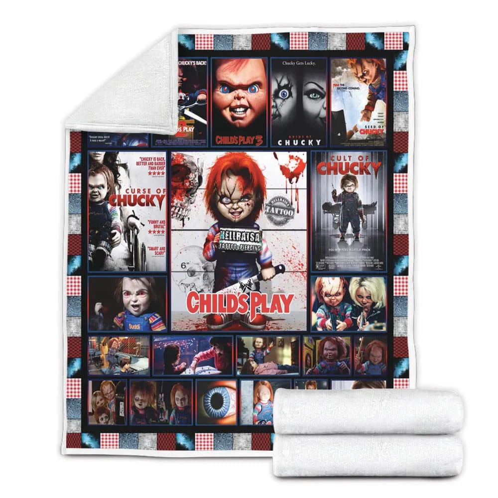 Chuckky Ch Play Fleece Blanket Gift For