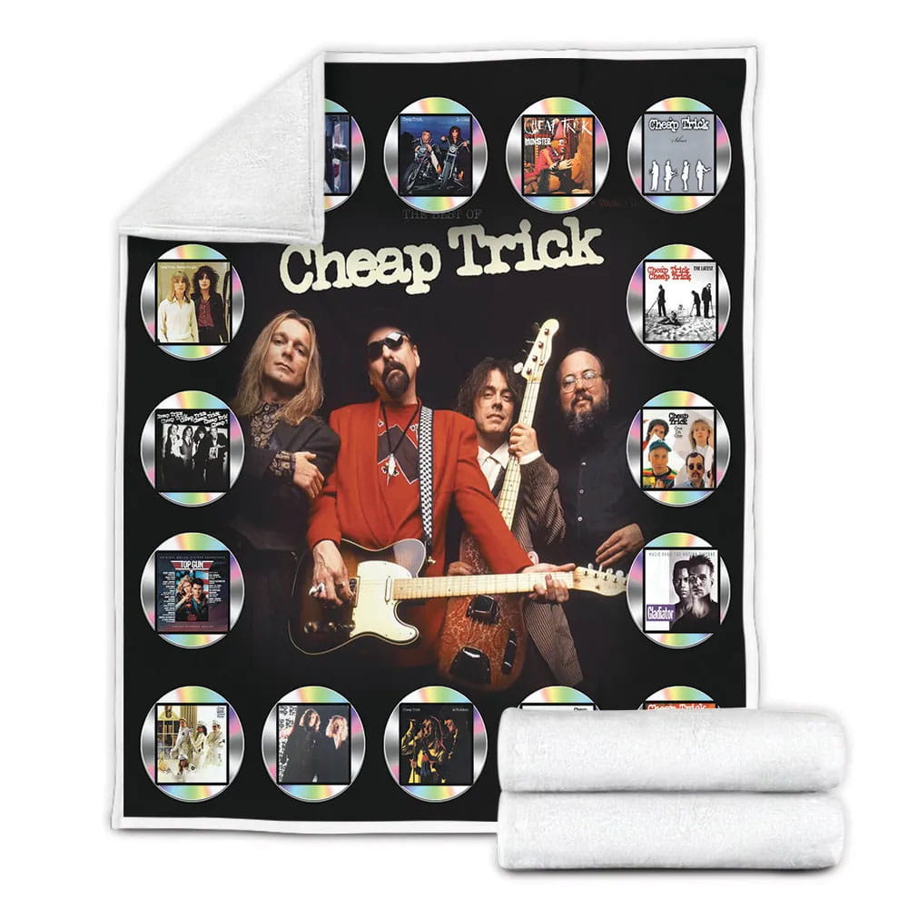 Cheap Trick Fleece Blankherpa Blanket