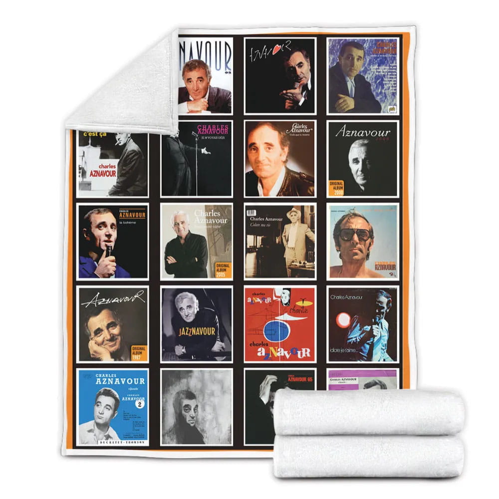 Cha Aznavour Fleece Blankherpa Blanket