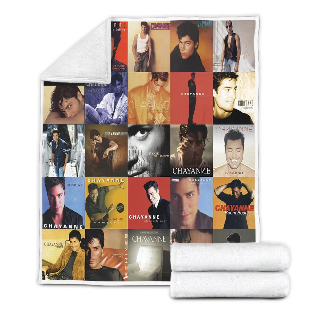 Chayanne Album Co Fleece Blanket Gift For Mot Day Fat Day