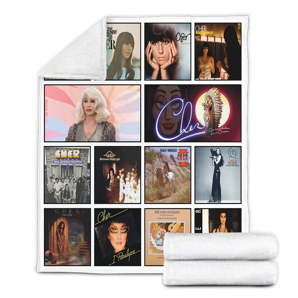 Cher Album Co Fleece Blanket Gift For