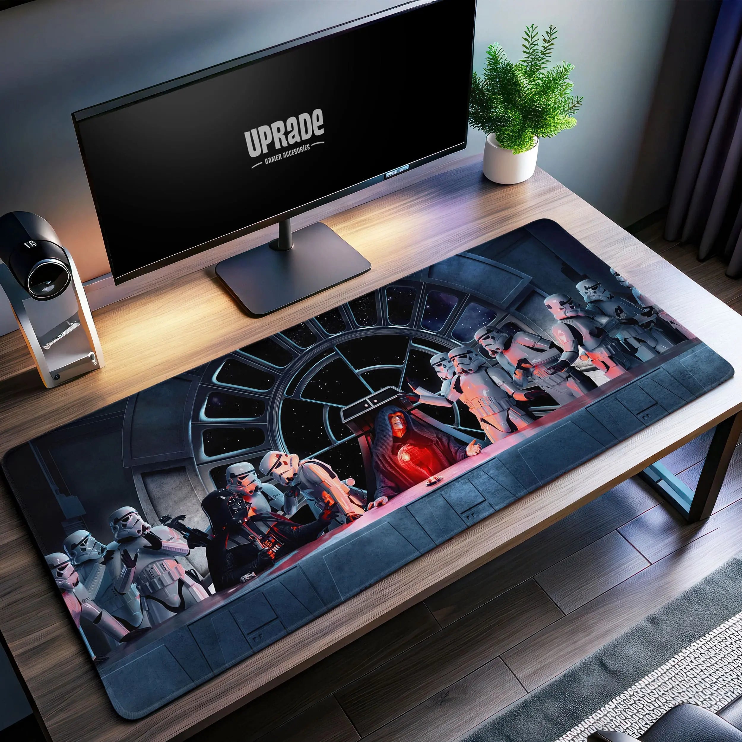 Allleftout Star Wars Last Supper Desk Mat, Galactic Empire Mouse Pad