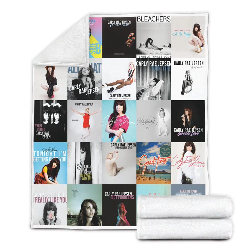 Carly Rae en Al Fleece Blanket Gift For