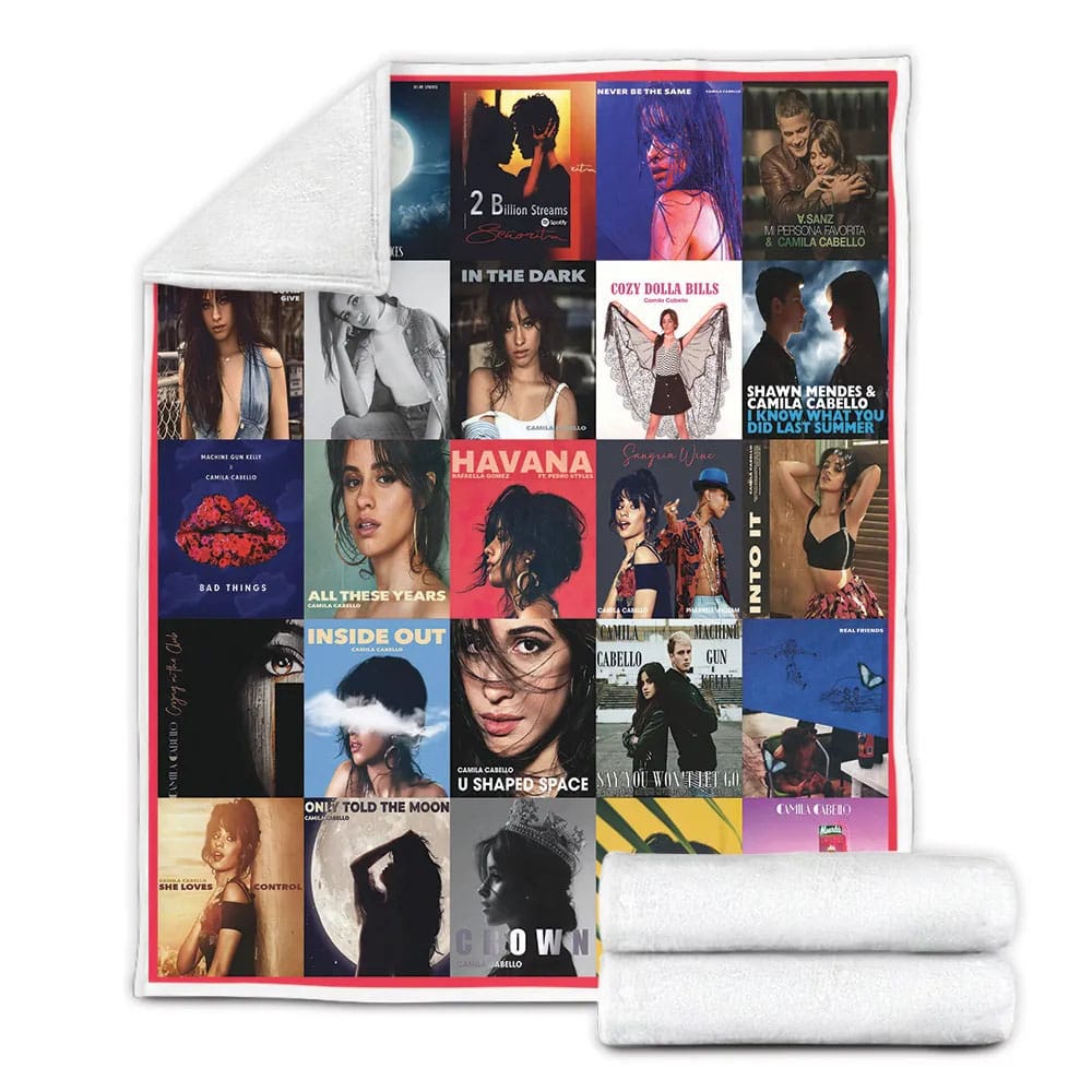 Camila Cabello Al Fleece Blanket Gift For