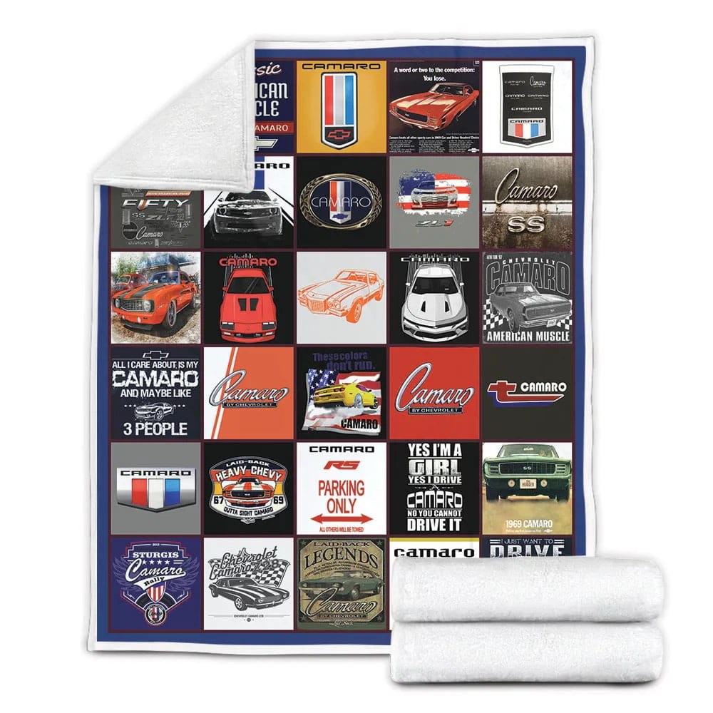 C-A-M-A-R-O Fleece Blanket Gift For Wifeband