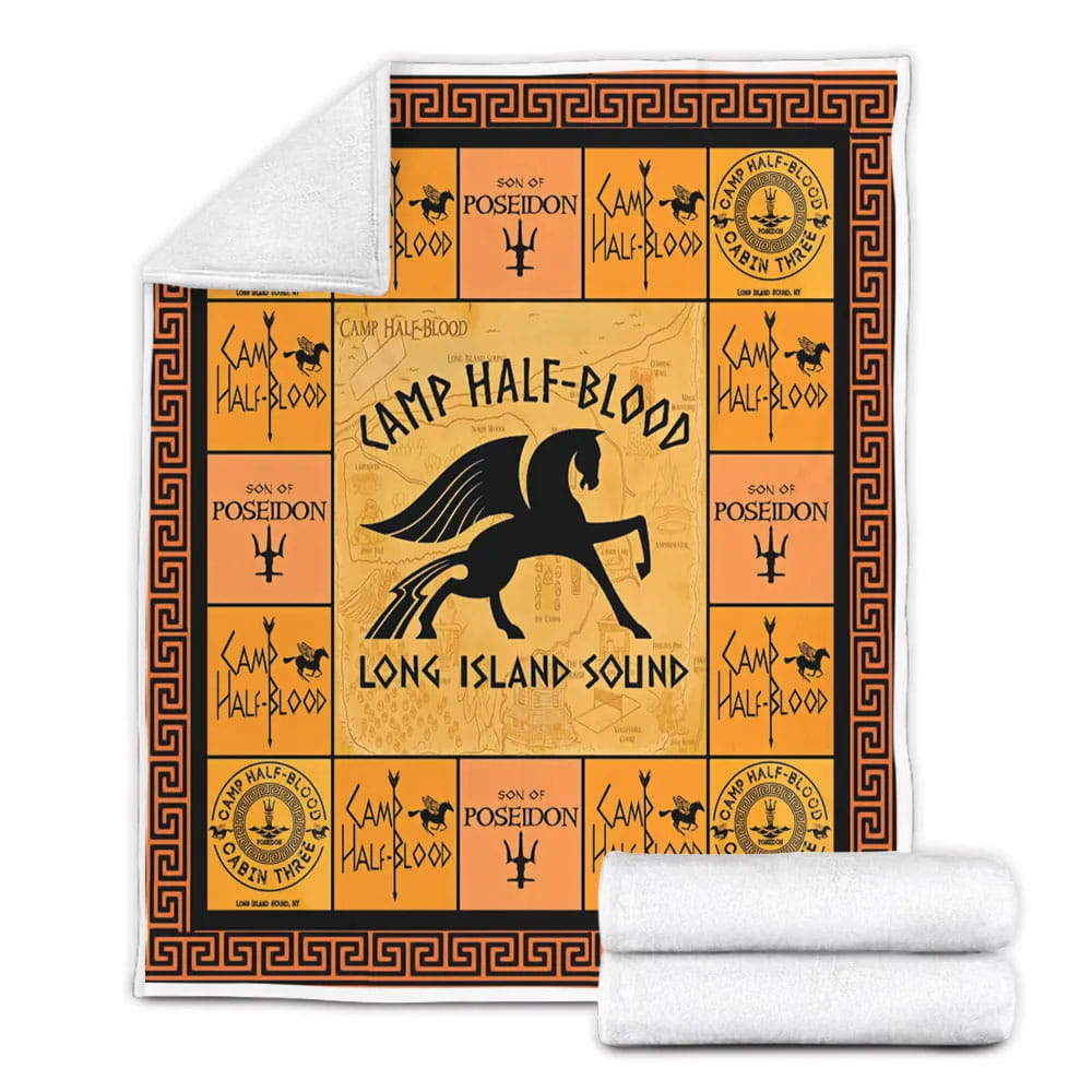 Camp Half Bloon Ofiedon Fleece Blanket Gift For