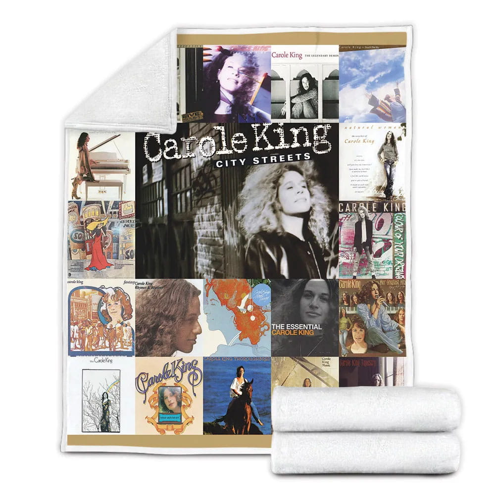 Carole Kingt Al Fleece Blanket Gift For Wifeband
