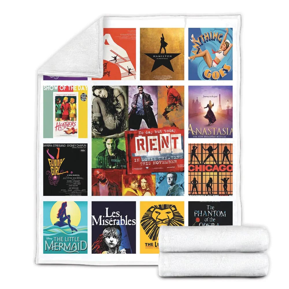Broadwayical Mo Fleece Blankherpa Blanket
