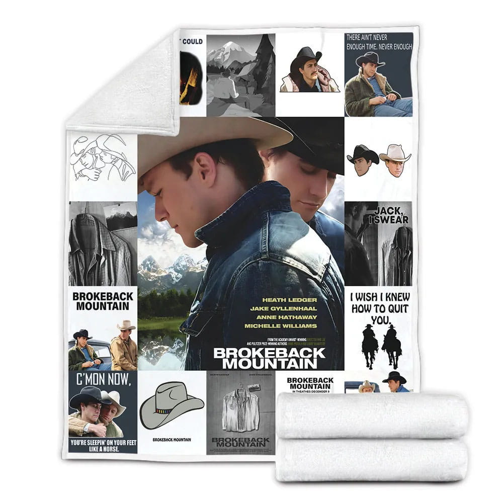 Brokeback Mountain Fleece Blanket Gift For