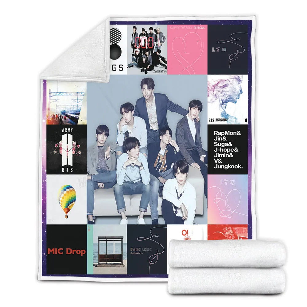 Bts Al Fleece Blankherpa Blanket
