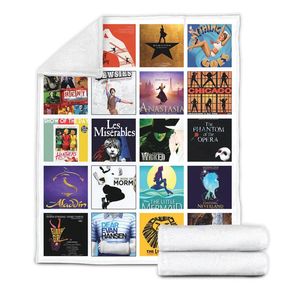 Broadwayical Mo Fleece Blanket Gift For Wifeband