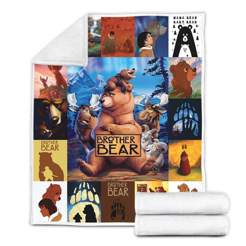 Brother Bear Fleece Blanket Gift For Wifeband