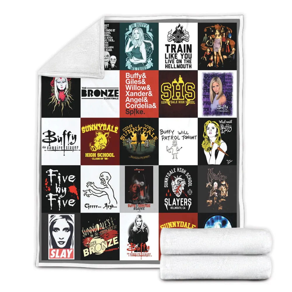 Buffy The Vampilayer Fleece Blanket Gift For