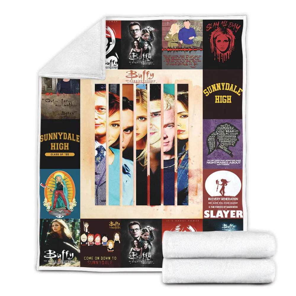 Buffy The Vampilayer Fleece Blankherpa Blanket