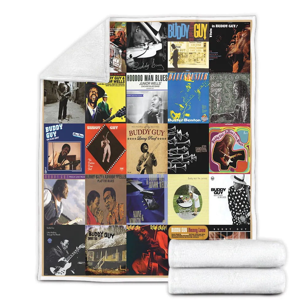 Buddy Guy Al Fleece Blanket Gift For