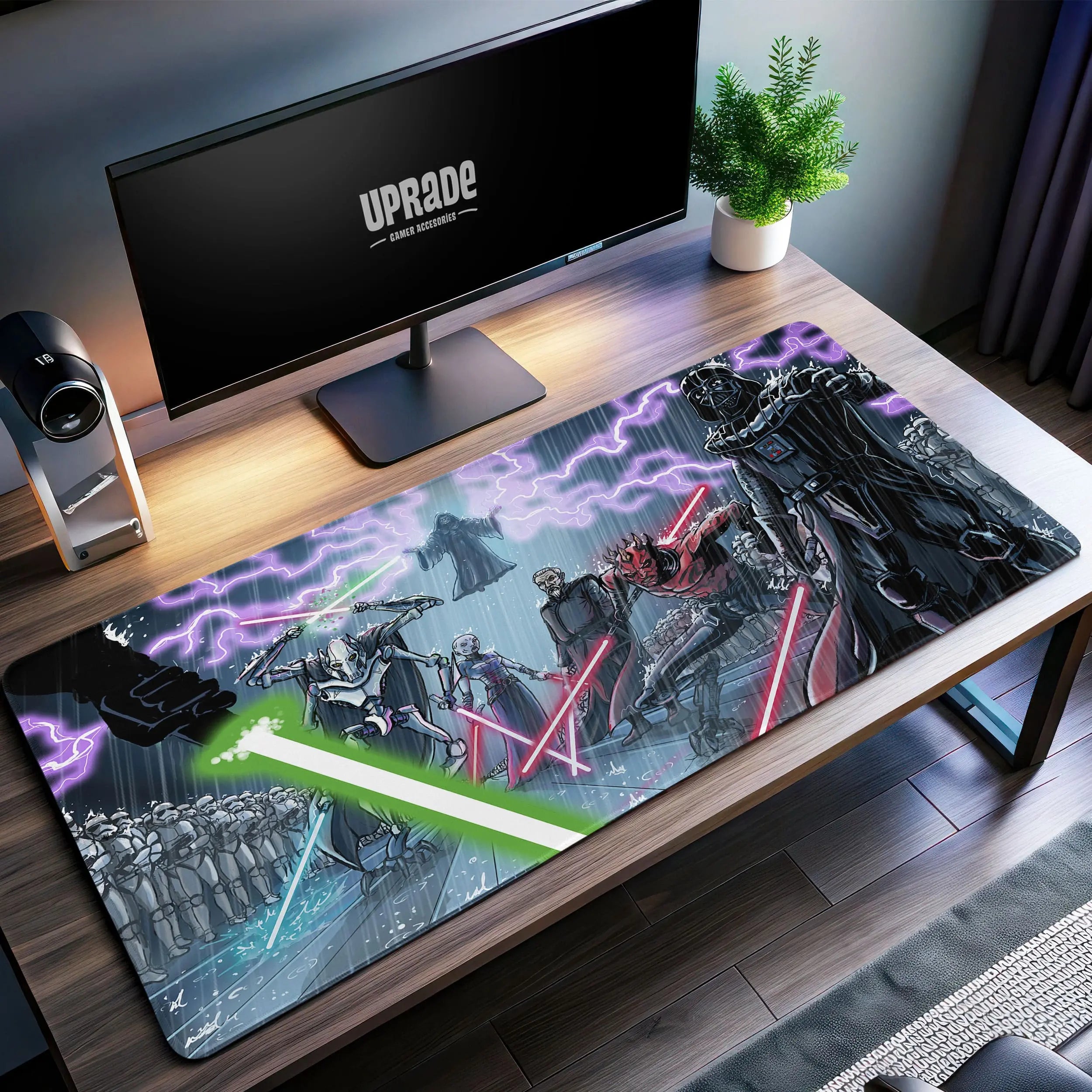 Allleftout Star Wars Villains Desk Mat, Dark Side Sith Lords Mouse Pad