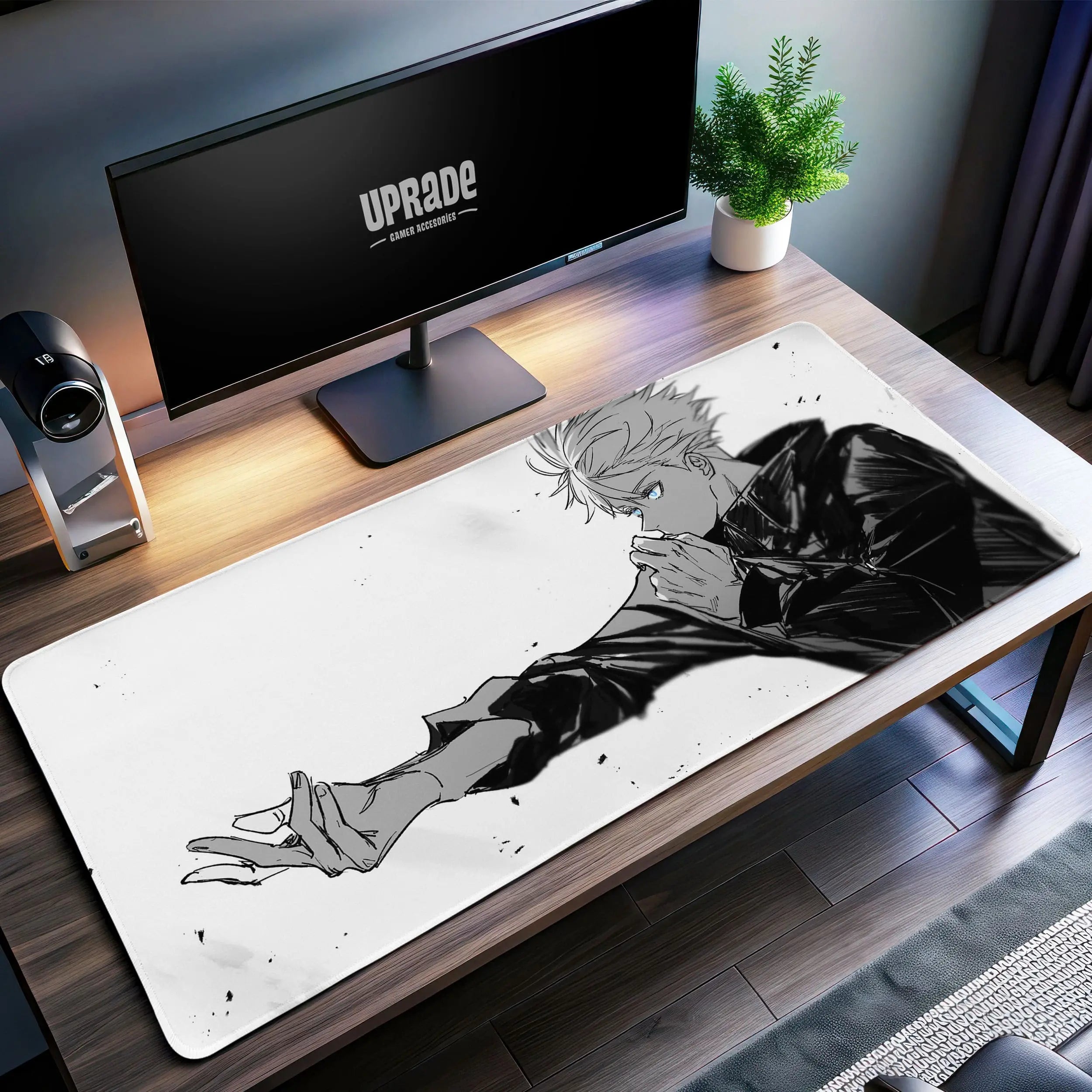 Allleftout Satoru Gojo Desk Mat, Jujutsu Kaisen Anime Mouse Pad