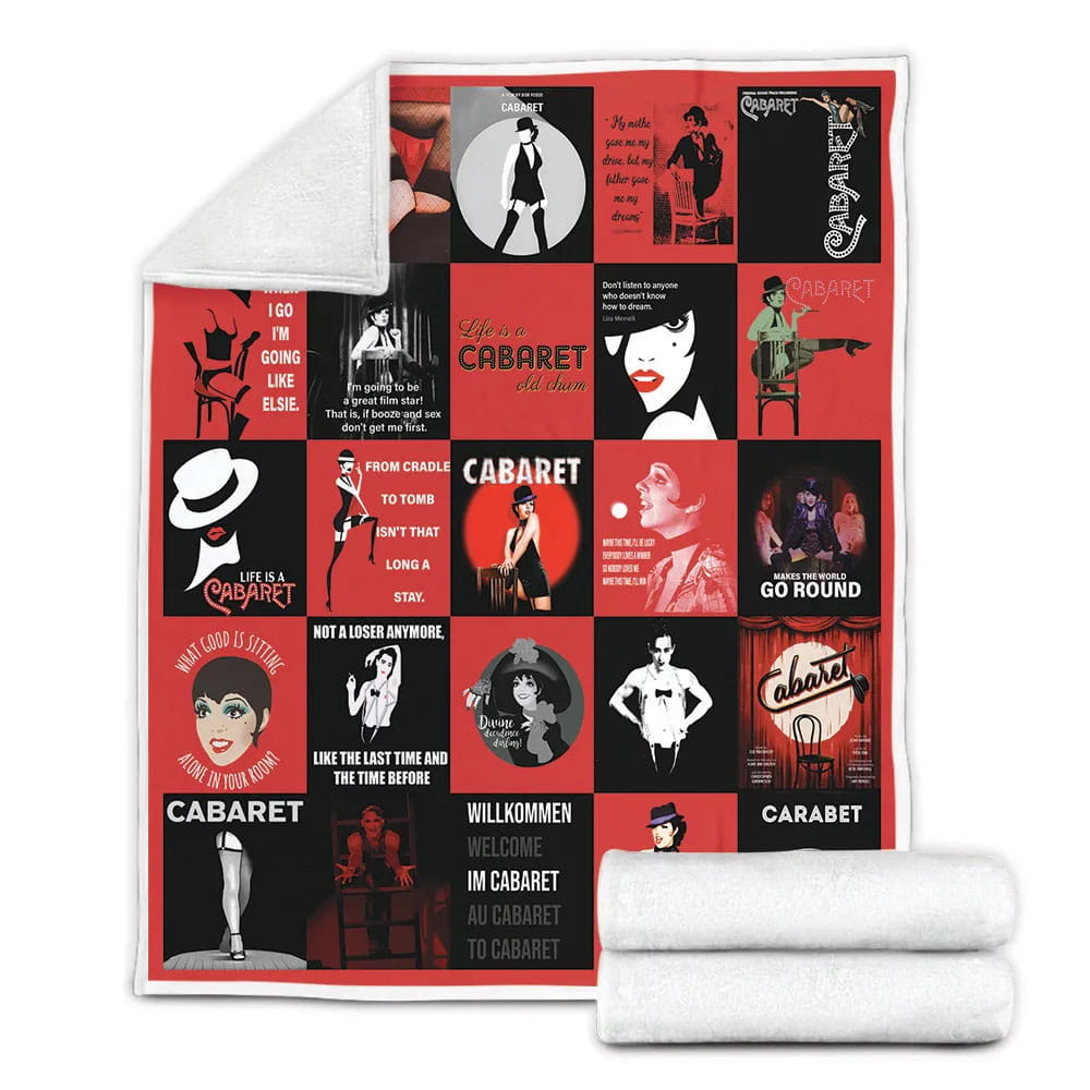 Broadway Cabaretical Fleece Blanket Gift For
