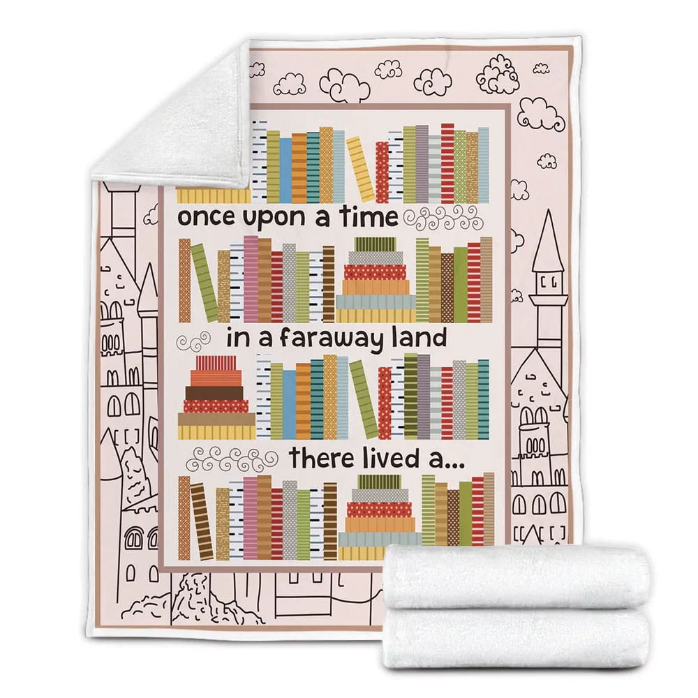 Book Once Upon A Time In A Faraway Land Fleece Blankherpa Blanket