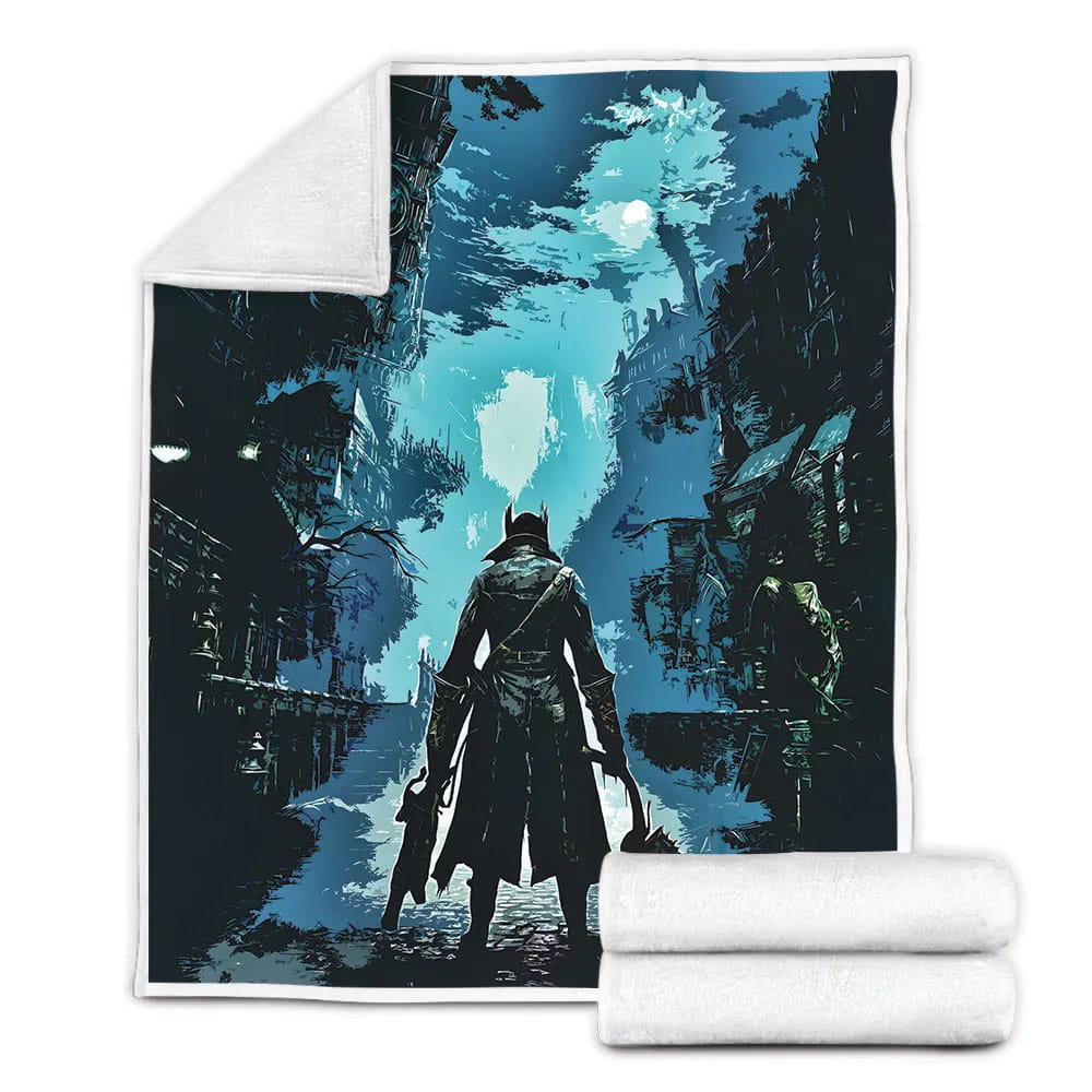 Bloodborne Fleece Blanket Gift For Wifeband