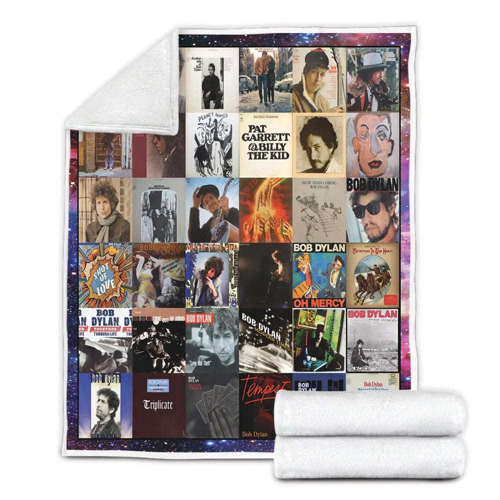 Bob Dylan Fleece Blanket Gift For