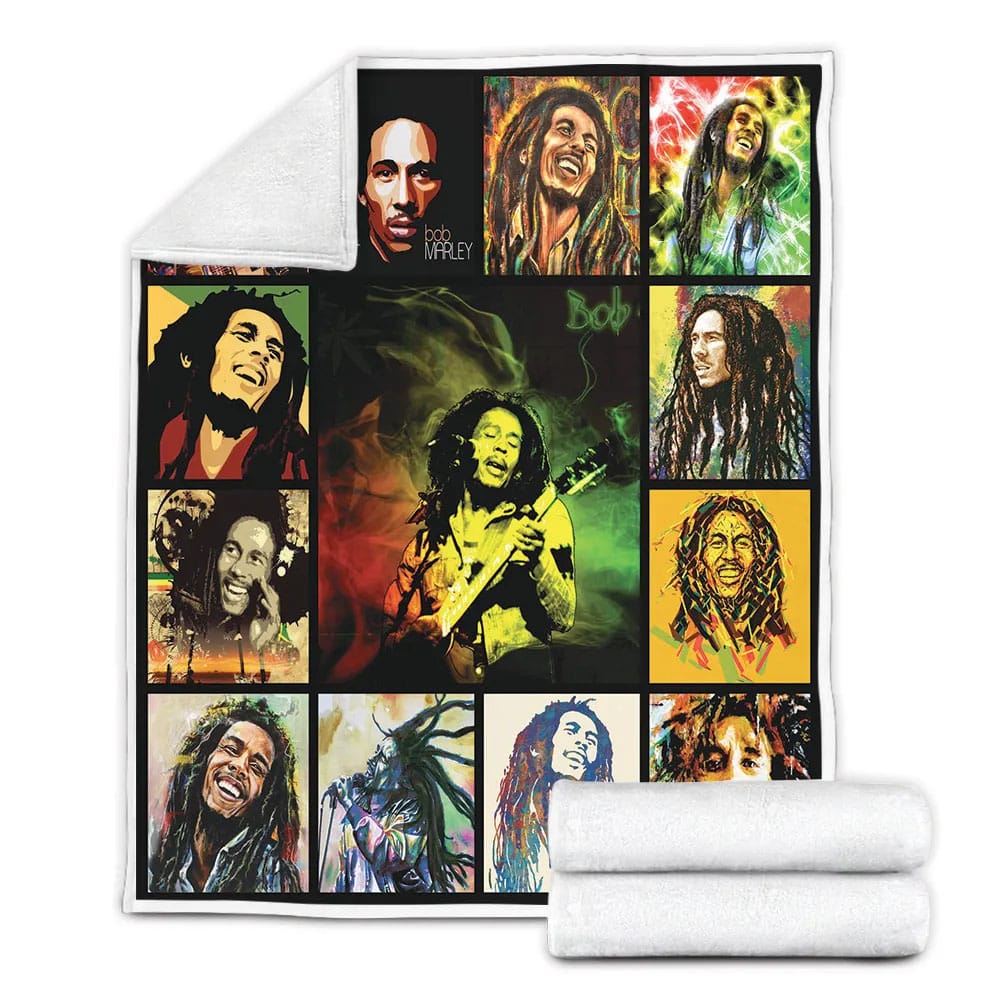 Bob Marley Fleece Blankherpa Blanket