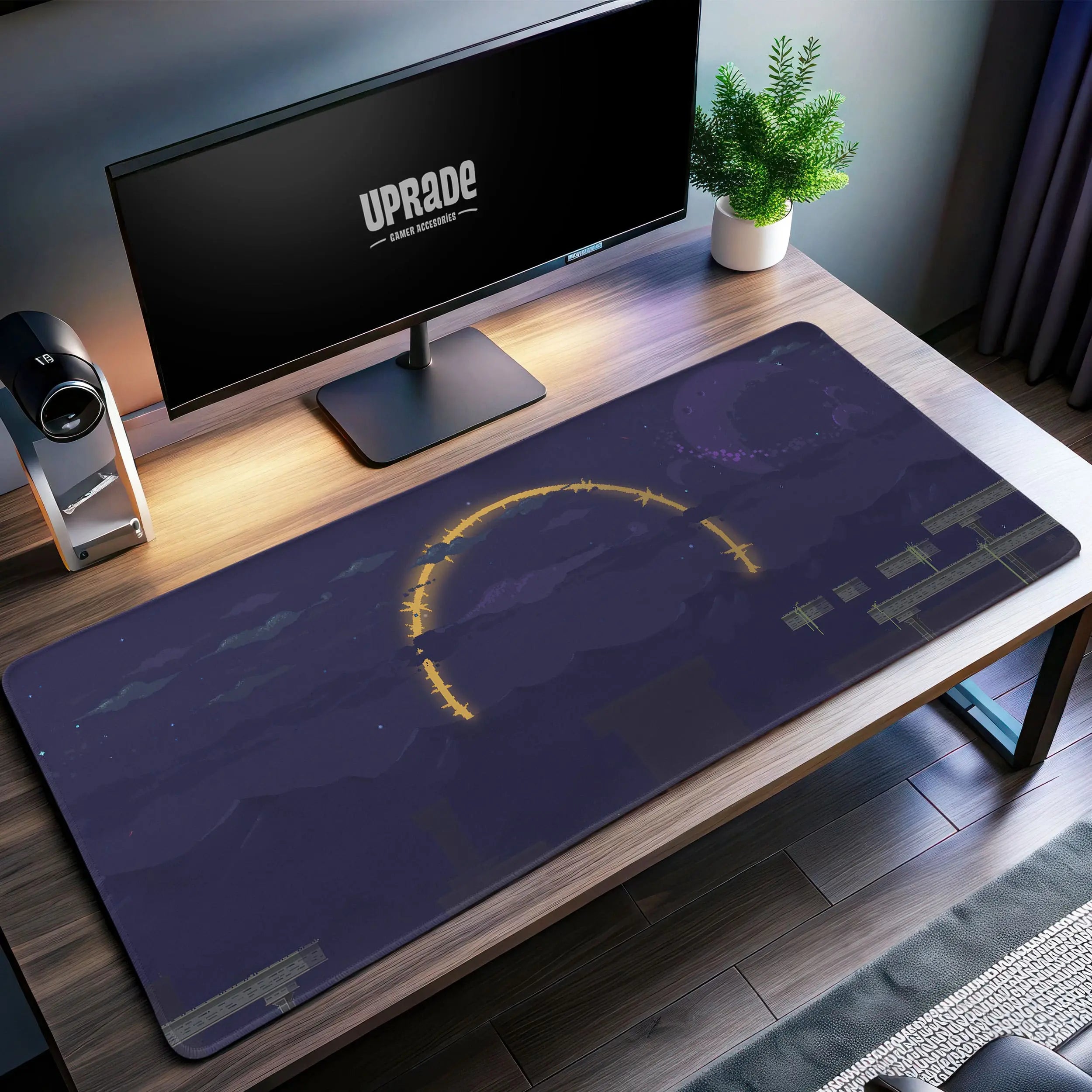 Allleftout Risk Of Rain Celestial Horizon Desk Mat, Cosmic Gaming Mouse Pad
