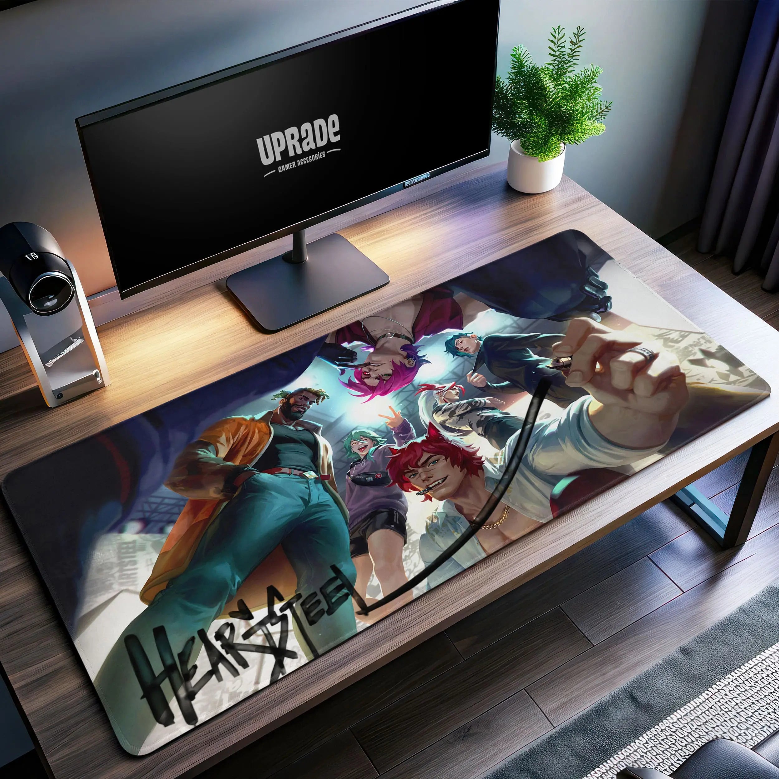 Allleftout League Of Legends Heartsteel Desk Mat, Iconic Champions Mouse Pad