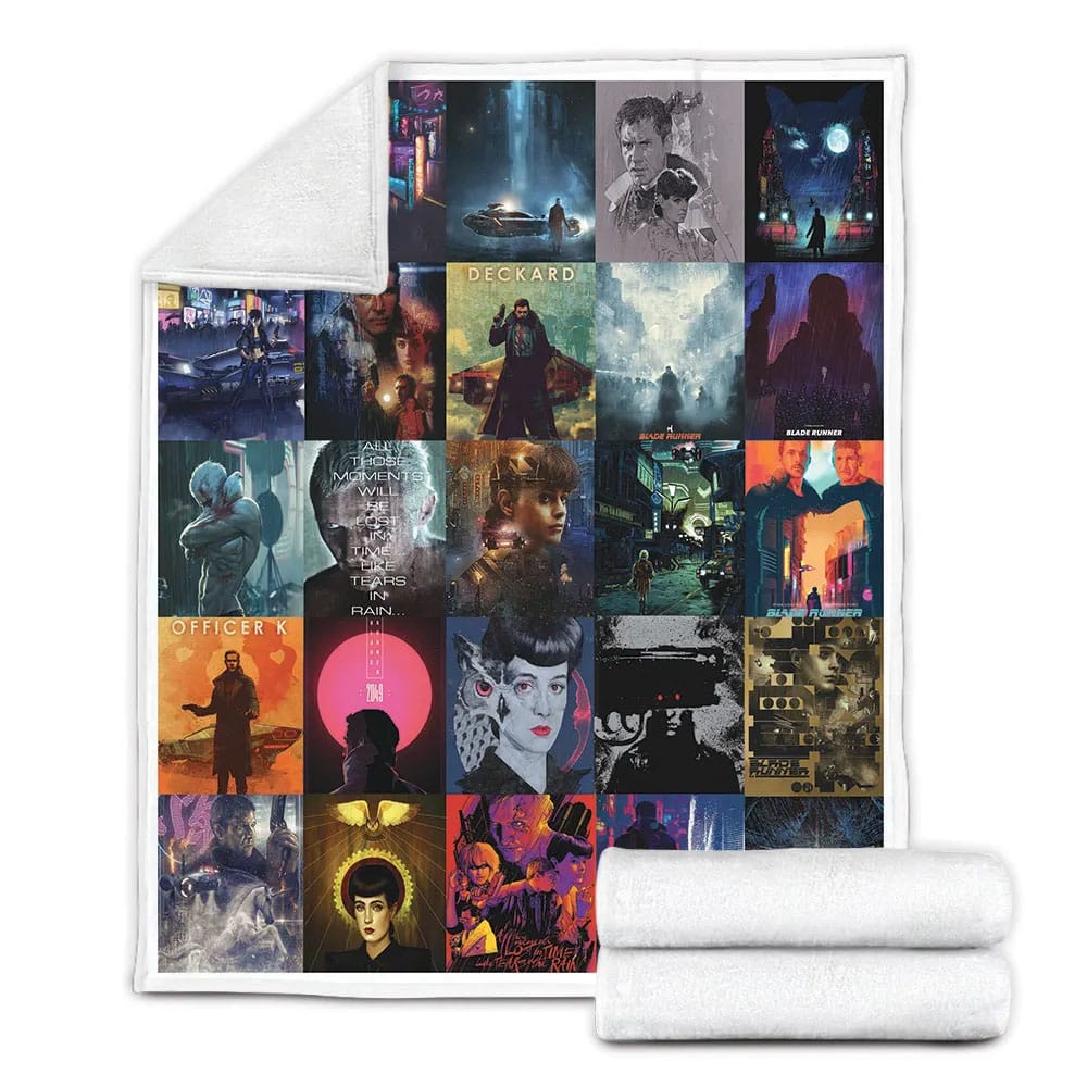 Blade Runner Fleece Blanket Gift For Wifeband