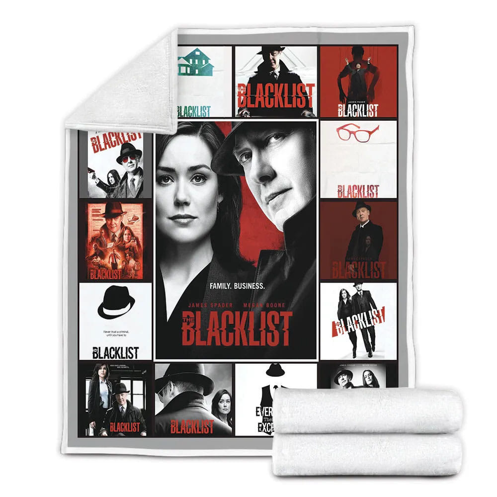 Blact Fleece Blankherpa Blanket