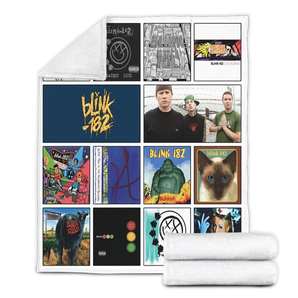 Blink 182 Fleece Blankherpa Blanket