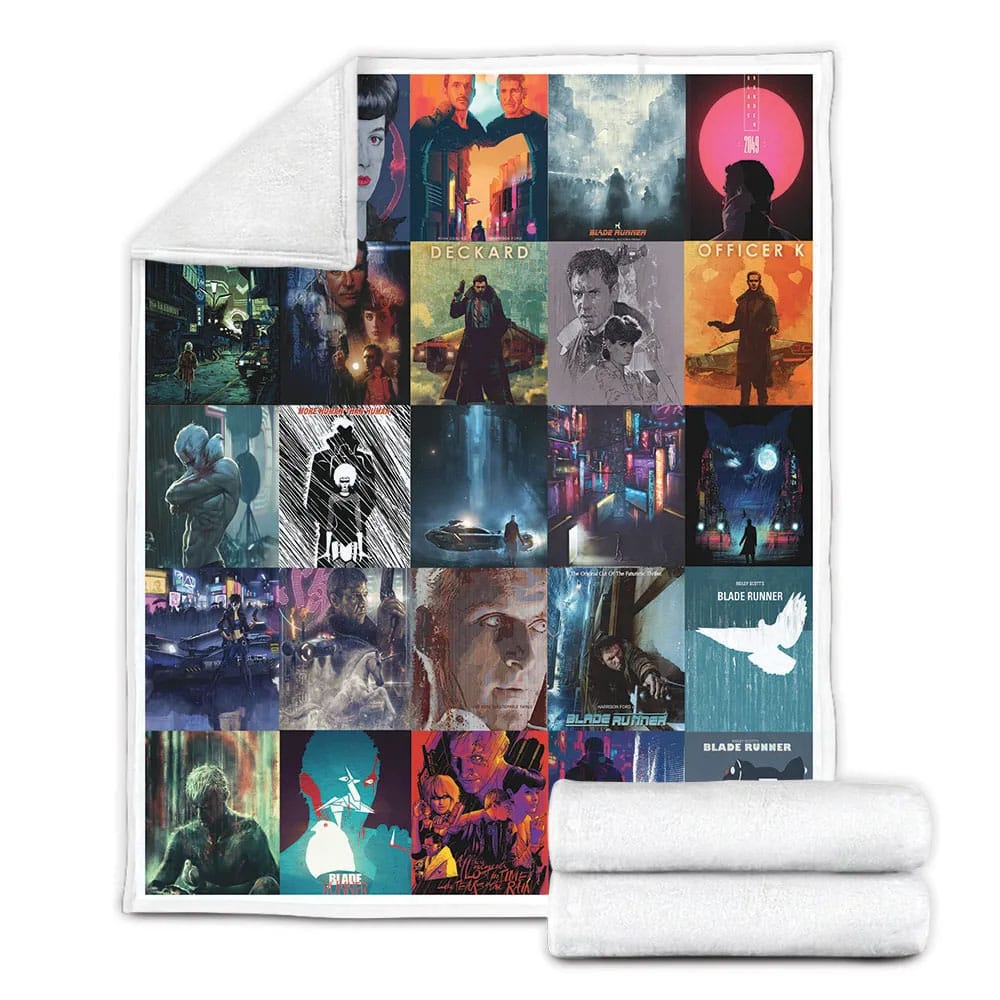 Blade Runner Fleece Blanket Gift For