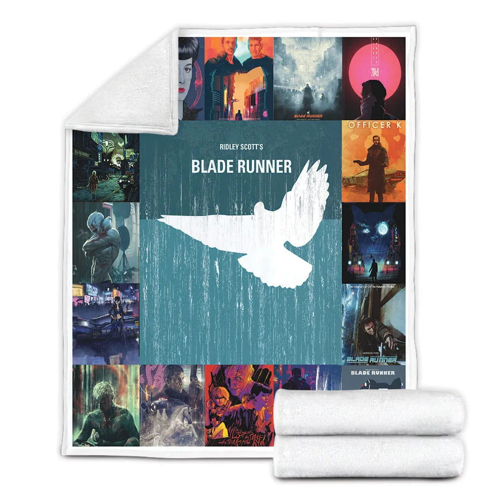 Blade Runner Fleece Blanket Gift For