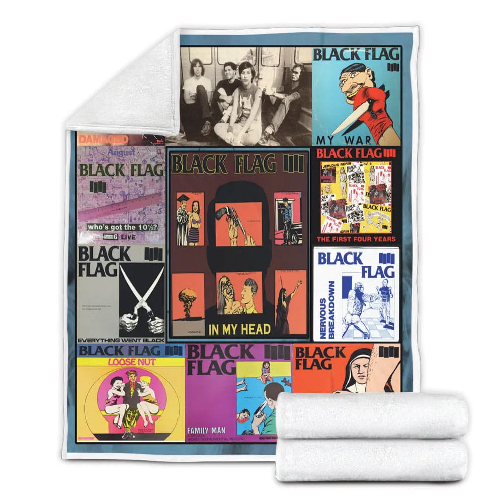 Black Flag Al Fleece Blankherpa Blanket