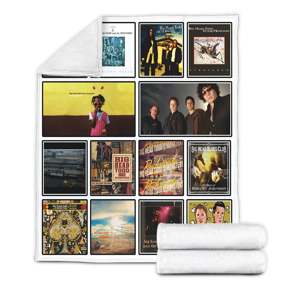 Big Head Todd And The Fleece Blanket Gift For