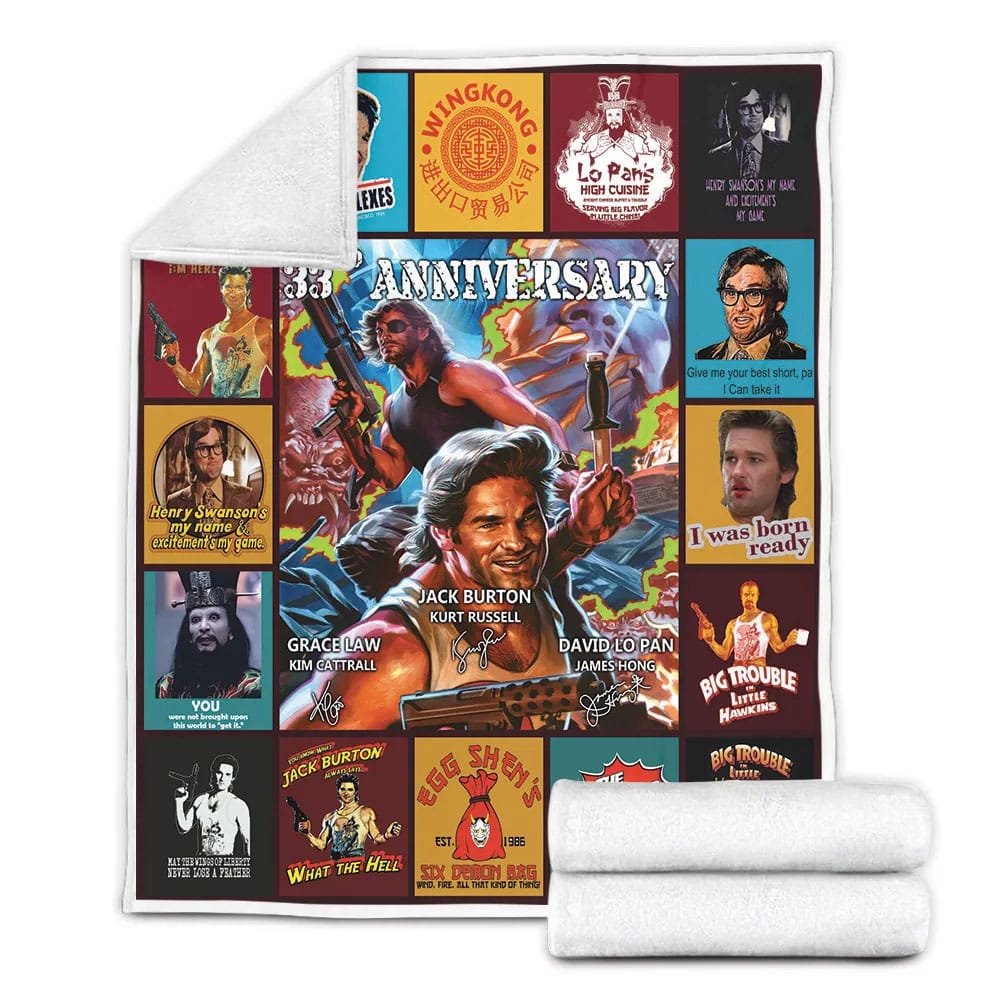 Big Trouble In Little China Fleece Blanket Gift For
