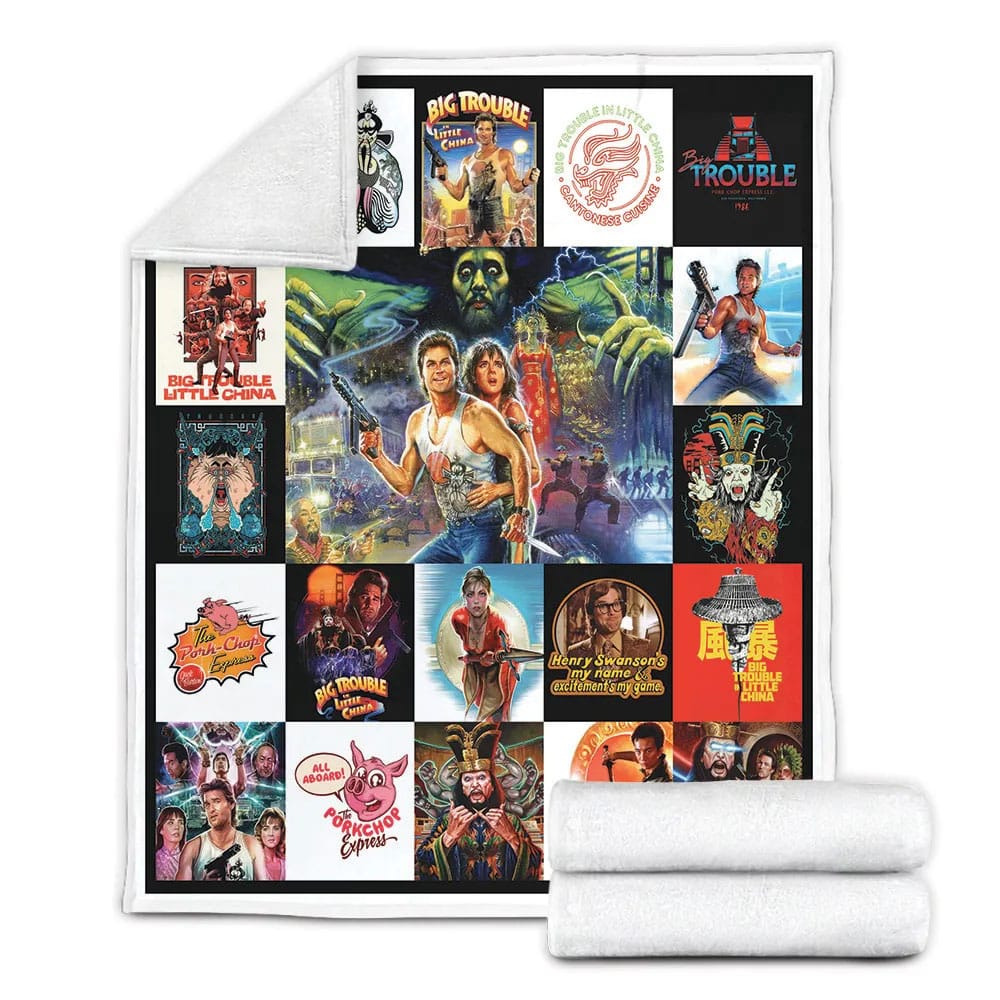 Big Trouble In Little China Fleece Blankherpa Blanket