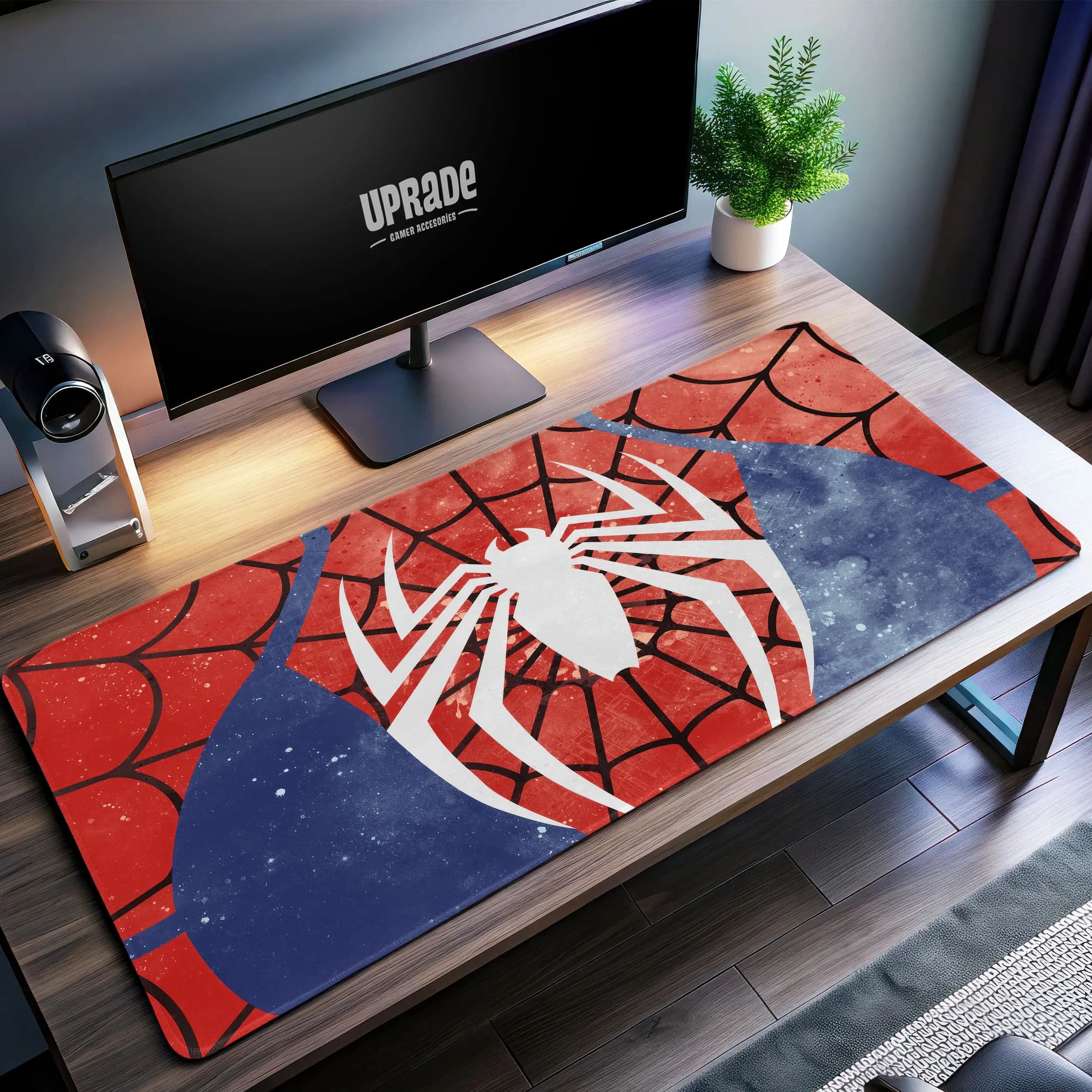 Allleftout Spider-Man Icon Desk Mat, Web-Slinging Hero Mouse Pad