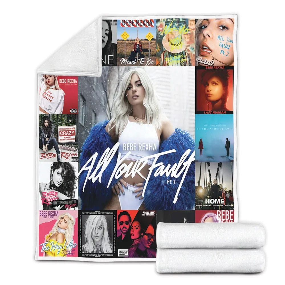 Bebe Rexha Al Fleece Blanket Gift For Wifeband