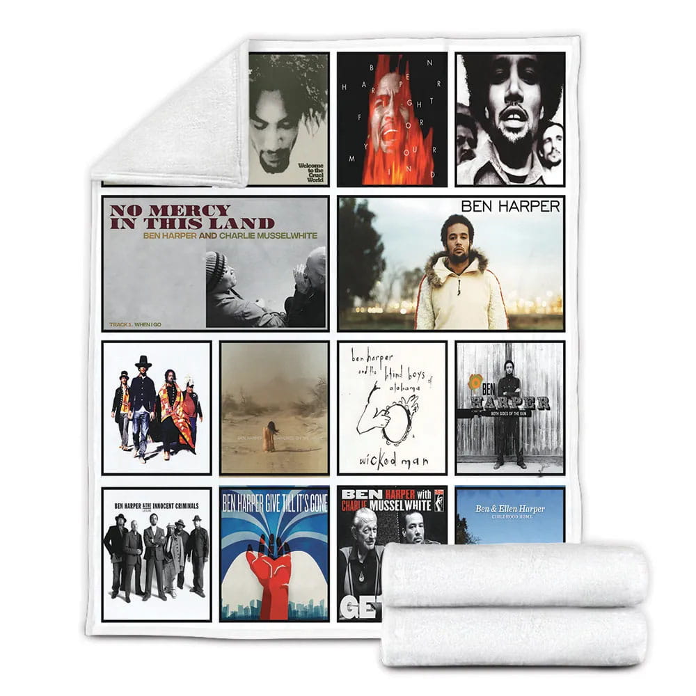 Ben Harper Album Co Fleece Blanket Gift For