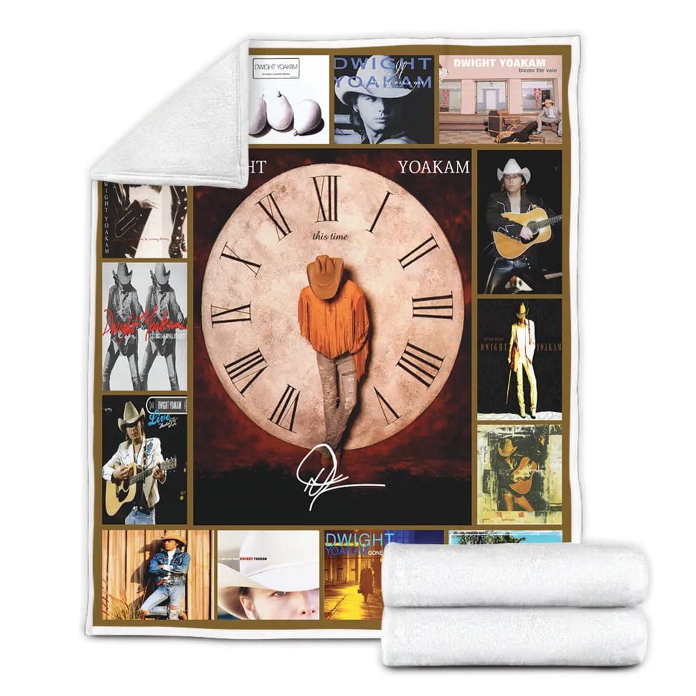 Best Of Dwight Yoakam Fleece Blanket Gift For Wifeband