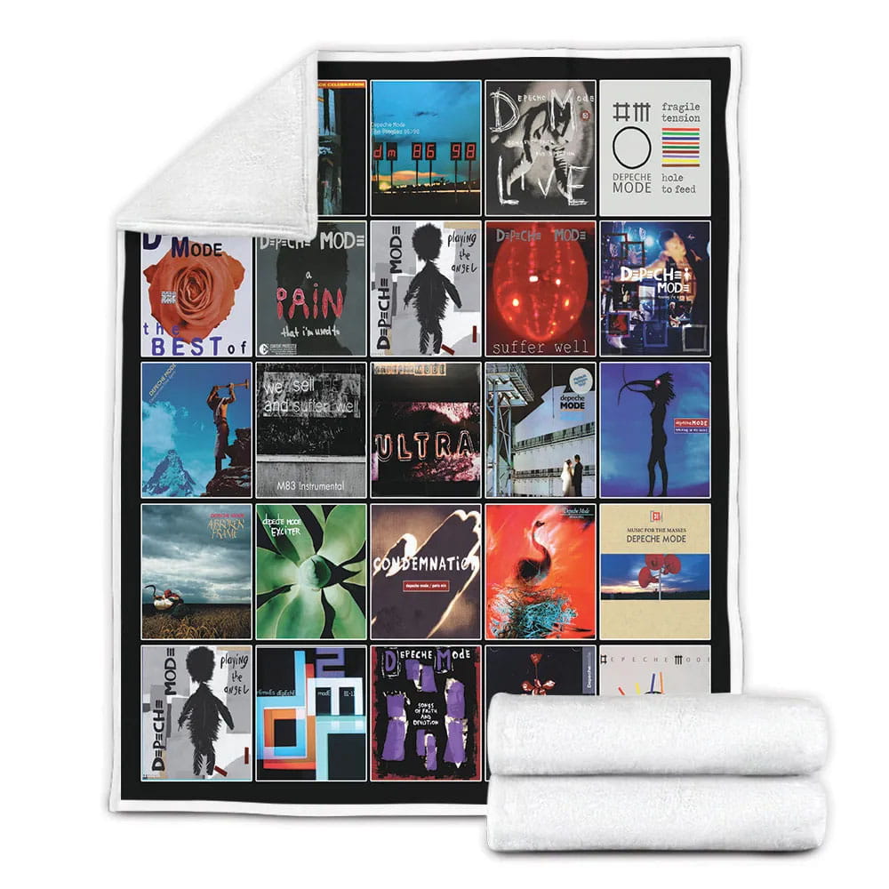 Best Of Depeche Mode Fleece Blanket Gift For