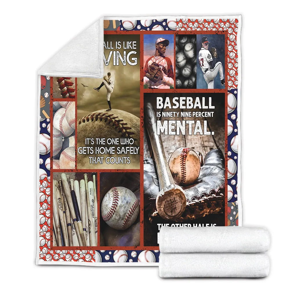 Basebal Like Driving Fleece Blanket Gift For