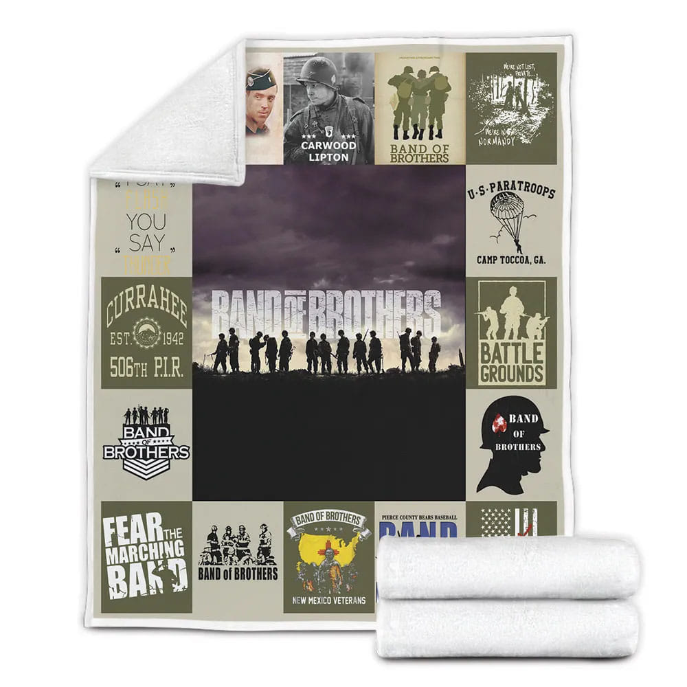 Band Of Brot Fleece Blanket Gift For Wifeband