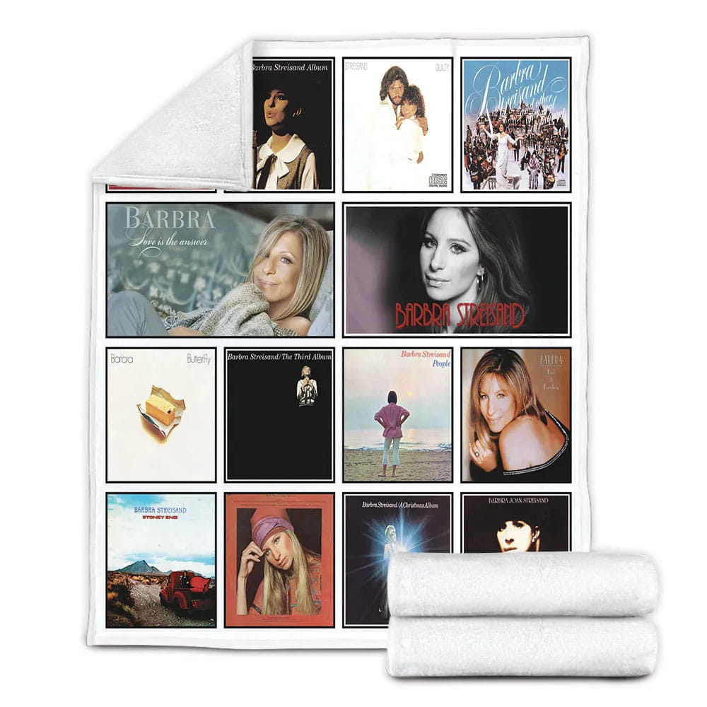 Barbtand Album Co Fleece Blanket Gift For Mot Day Fat Day