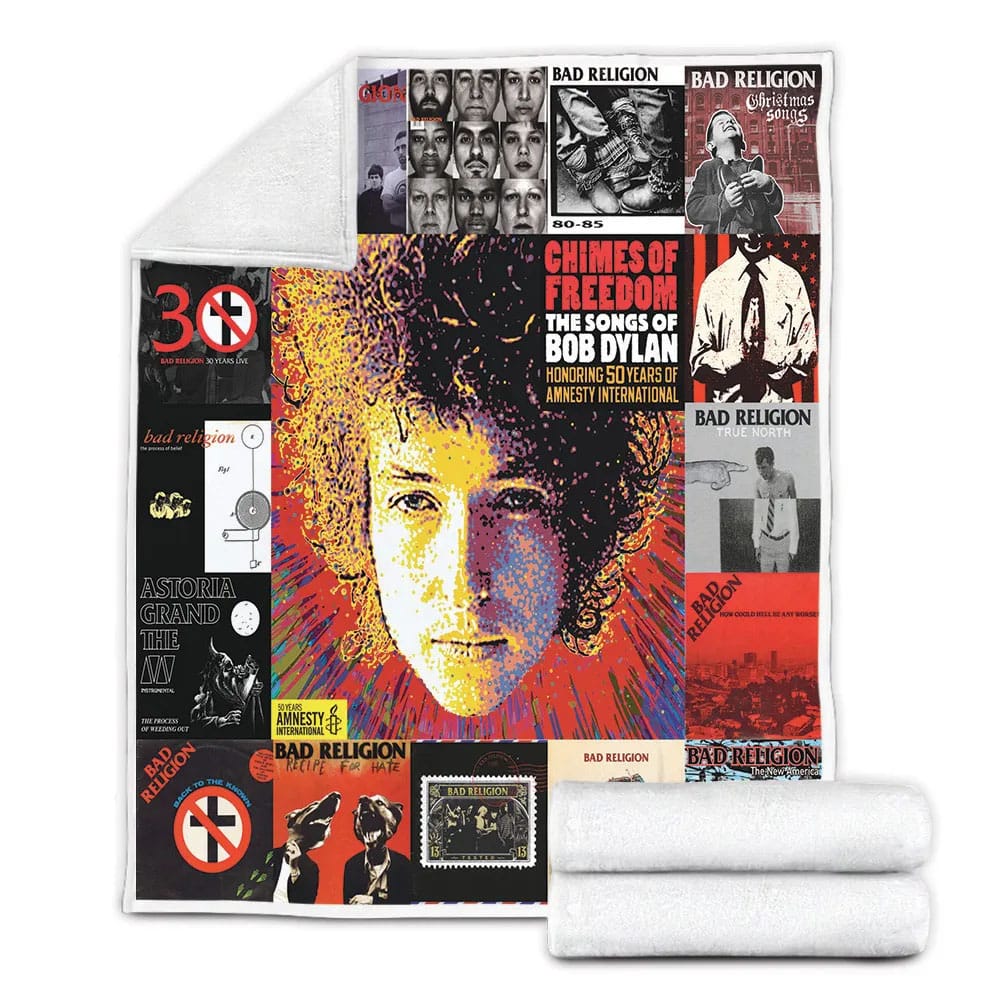 Bad Religion Fleece Blanket Gift For Wifeband