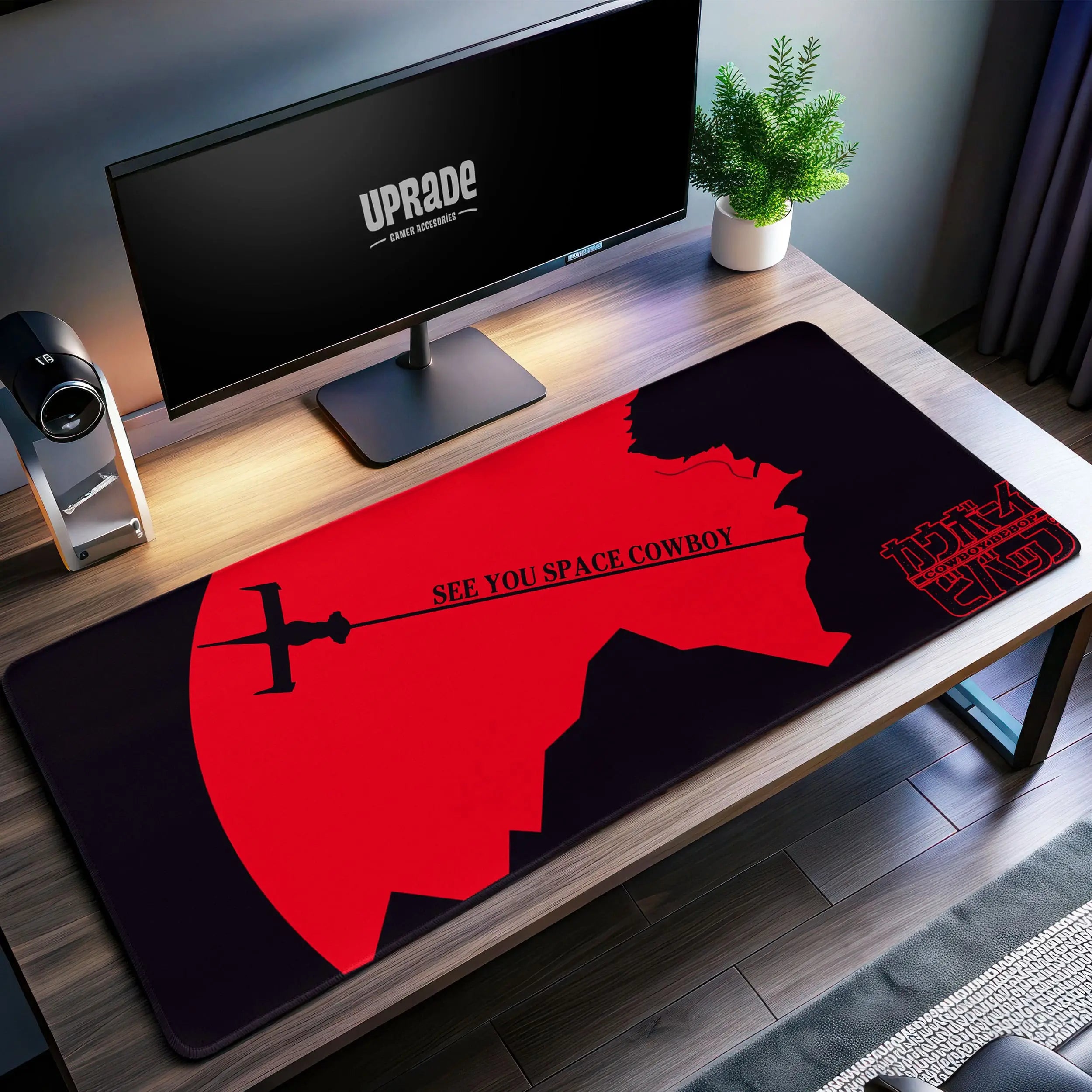 Allleftout Cowboy Bebop see You Space Cowboy Desk Mat, Anime Tribute Mouse Pad